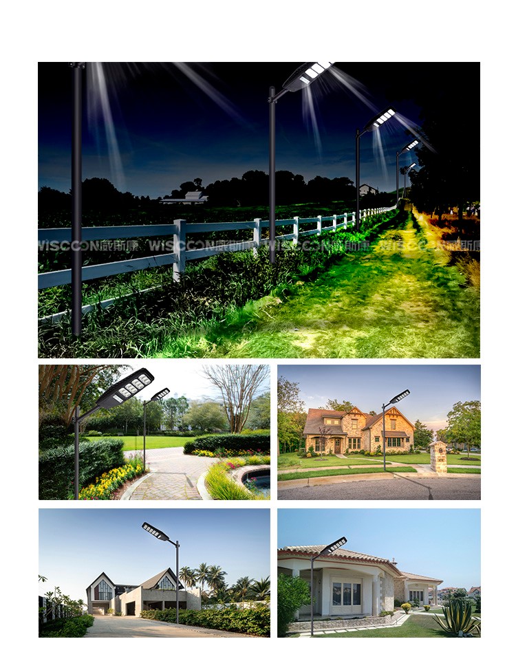 Solar Street Light with remote control and radar sensor